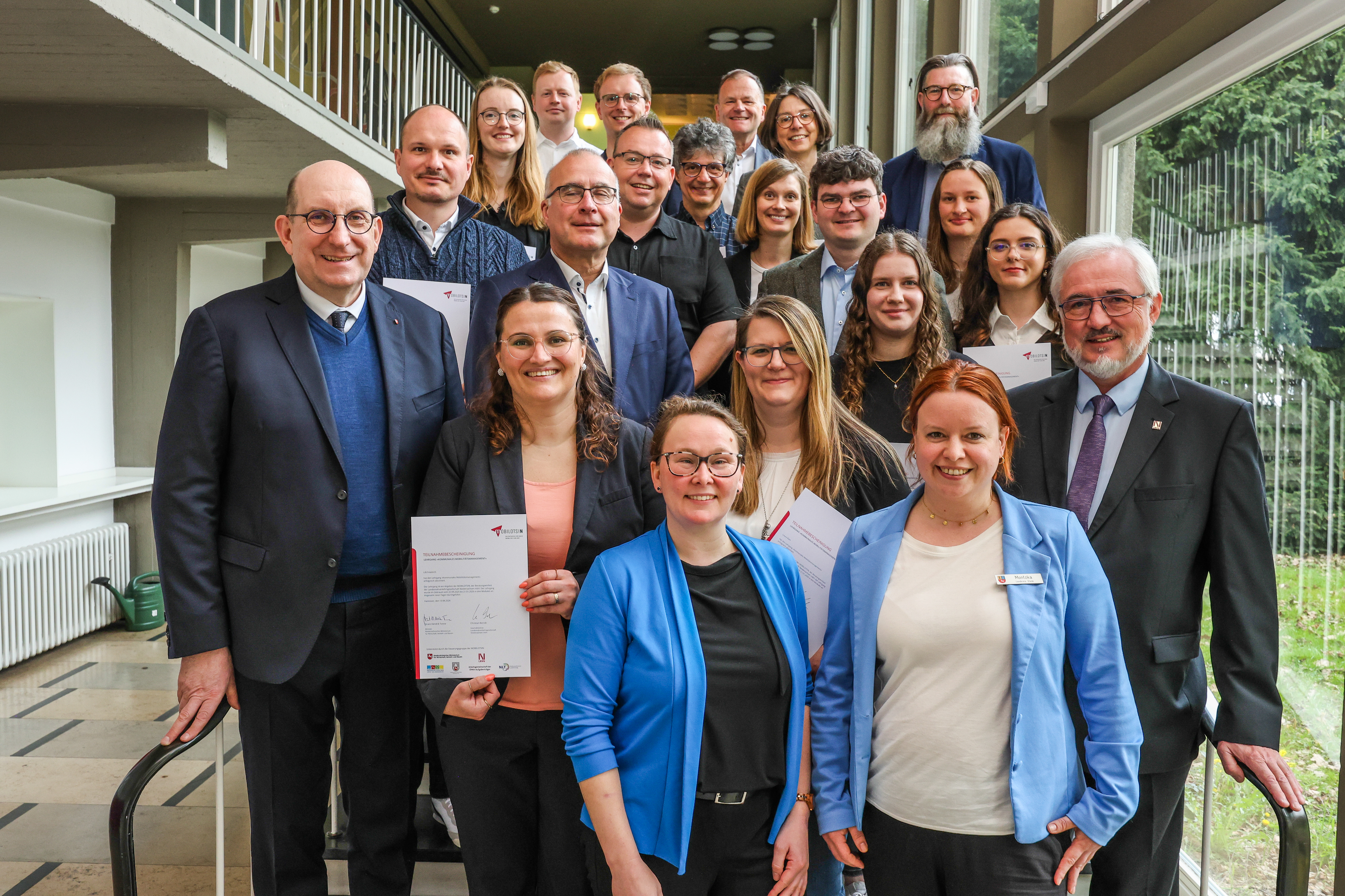 Besucher:innen bei dem Lehrgang für Kommunales Mobilitätsmanagement